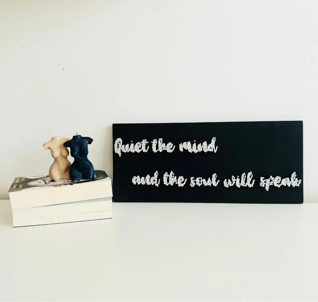 Tablou personalizat string art citat motivational