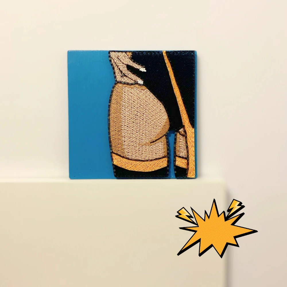 Tablou personalizat string art stil pop art