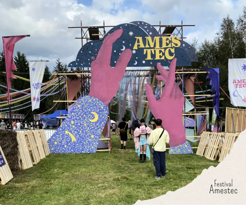 Atelier string art organizat la festivalul amestec